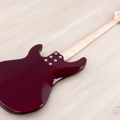 2025 G&L SB-2 PJ Electric Bass Guitar Ruby Red Metallic w/ CoA, Leo Fender image 14