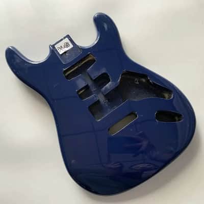 Blue SSH Guitar Stratocaster Strat Style Double Cutaway Basswood Body image 1