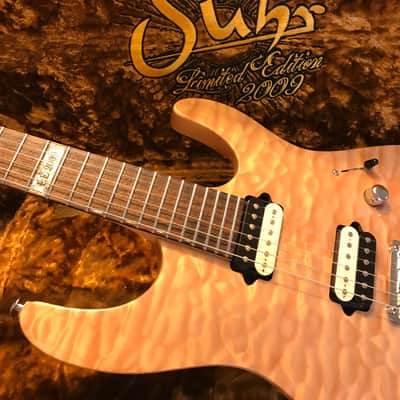 Suhr  Modern Carve Top Limited Edition  "LE 2009" with Lux hard case. image 1