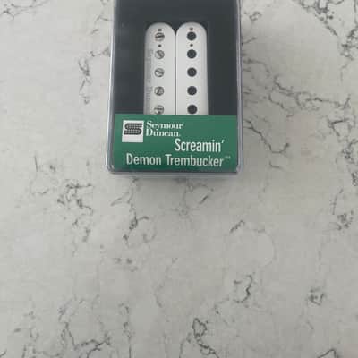 Seymour Duncan TB-12 Screamin' Demon Bridge Trembucker 2010s - White image 1
