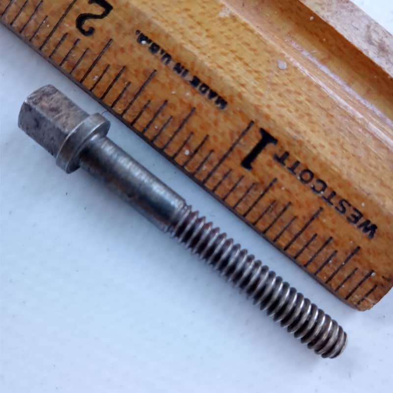 Leedy 1+ 10-24 1.5" Nickel Tension/T-Rod Snare Drum Tensioner Duplex/Lyon&Healy image 1