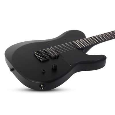 Schecter PT Black Ops, Satin Black Open Pore - Electric Guitar image 3