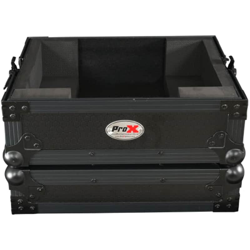 ProX XS-RP7BL | Case for Reloop RP-7 | All Black with Custom Foam image 1