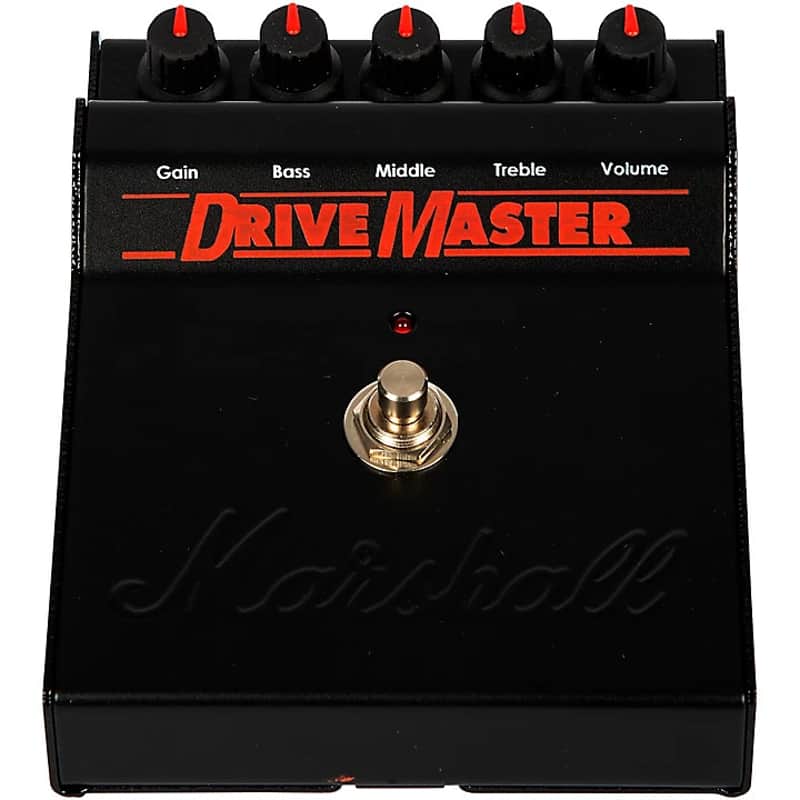 Marshall Drivemaster Overdrive Effects Pedal Black image 1