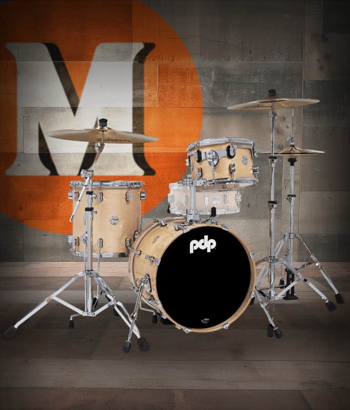 PDP Concept Maple Series 3-Piece Bop Shell Pack - Natural Lacquer image 1
