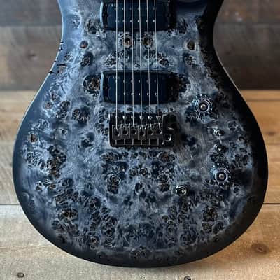 PRS Limited Wood Library Select S2 Custom 24-08 Poplar Burl Top - Charcoal Burst S2088895 image 8