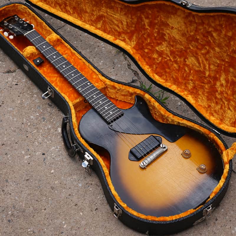 1955 Gibson Les Paul Junior Sunburst 7 Lbs w/Lifton Case - Nice Guitar