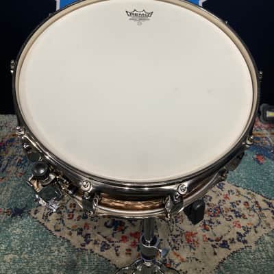 Tama - 5.5x14" Hammered Bronze Snare Drum 2000s image 14