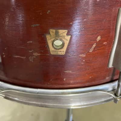 1960 Ludwig Auditorium 6.5"x15" Snare 471M - Mahogany image 2
