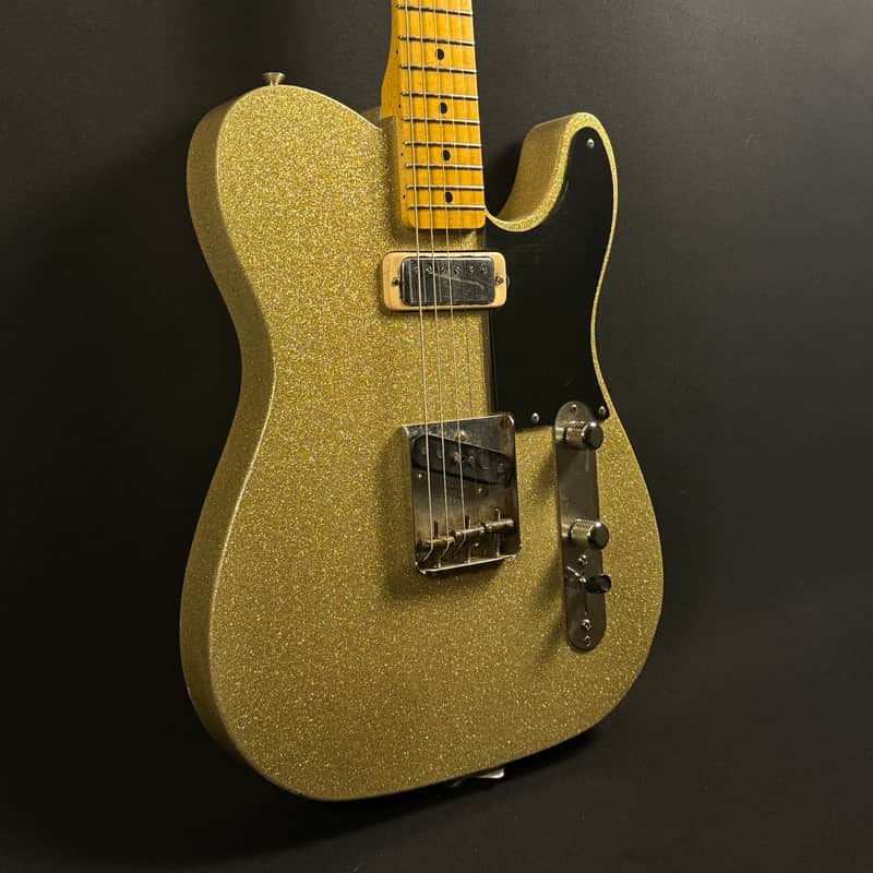 Hot Rod 6 Strings Telecaster 2020s - Relic Gold Glitter image 1