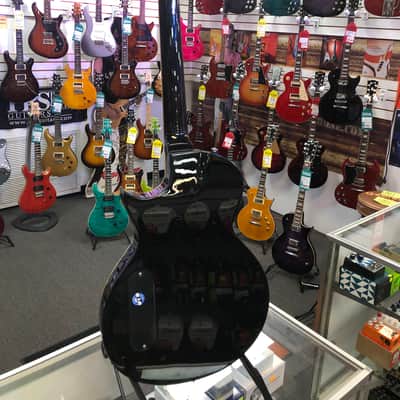 ESP LTD TL-6 Acoustic / Electric Guitar - Purple Sparkle Burst image 18