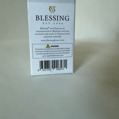 Blessing Tuba Mouthpiece MPC18TB Blessing MPC18TB 2024 - Silver Plate image 2