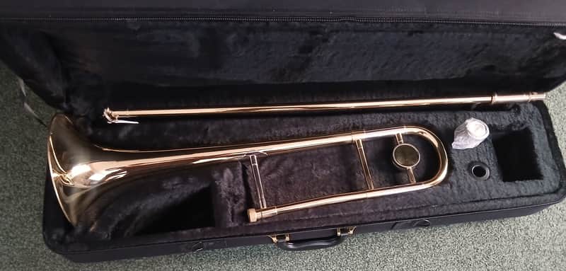 bauhaus Tenor trombone dual bore BT-501-D 2000's - Clear lacquer image 1
