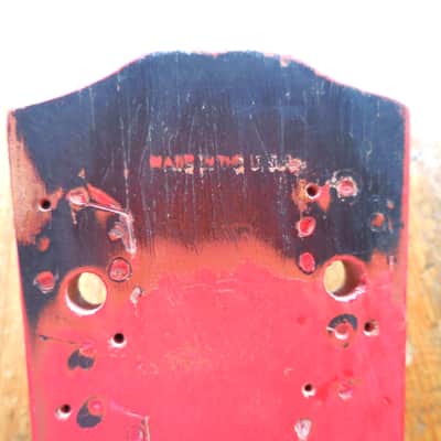 1935 GIBSON CENTURY OF PROGRESS NECK. 100% Orig. Killer Celluloid. Rare. image 15