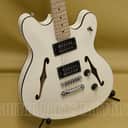 037-0590-505 Squier Affinity Series™ Starcaster®, Maple Fingerboard, Olympic White Guitar by Fender