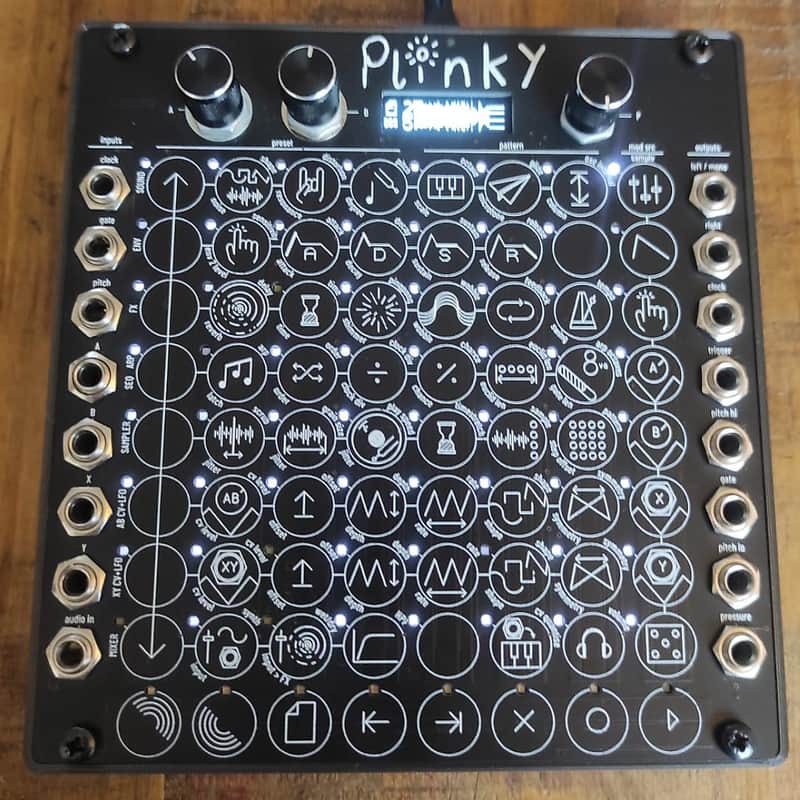 Plinky Synthesizer V1 Original Batch w/Eurorack Expander And 3d Printed Case image 1