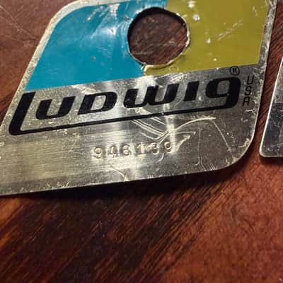 Vintage Ludwig B/O Badges 70s (Lot of 3) image 2
