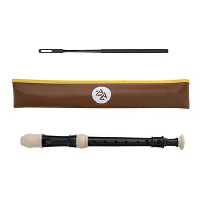 ZAZA- High-Quality Soprano Recorder with Zipper Bag, Cleaning Rod, and Grease. Features GR fingering image 3
