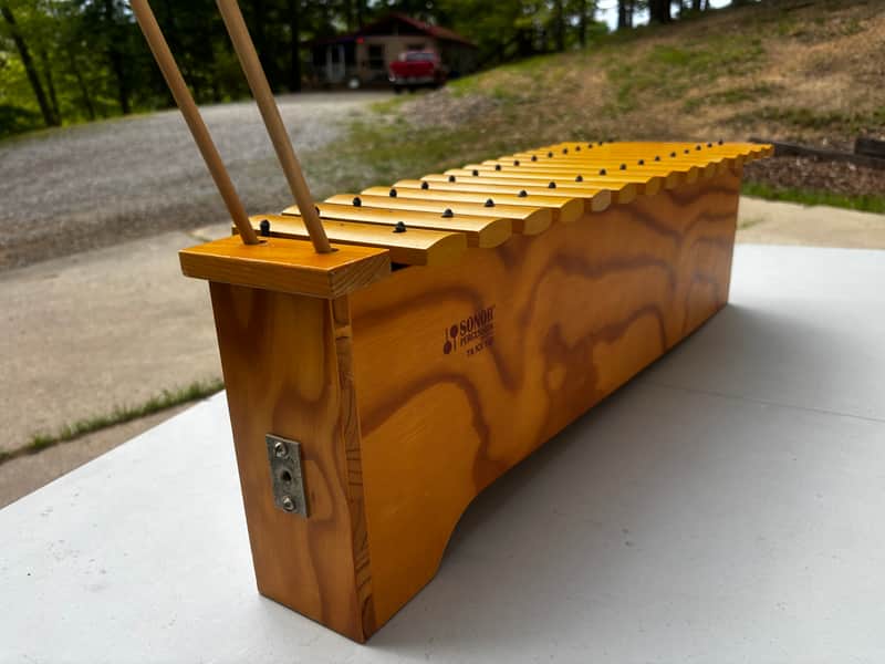 Sonor TAKX100 Palisono Tenor Xylophone 1992 - Rosewood/Pinewood Reso Box image 1
