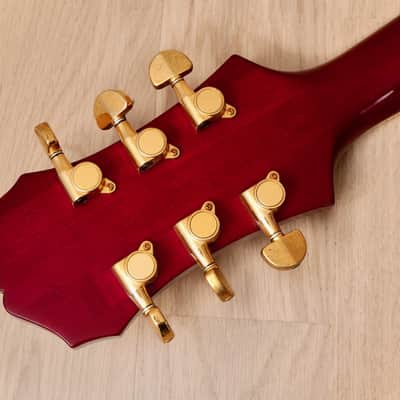 1993 Epiphone Sheraton Vintage Guitar Cherry, 100% Original w/ Case, Japan Terada image 5