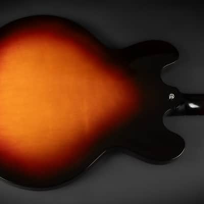 Immagine 2017 Gibson Memphis ES-335 Studio (4-Knob) - Ginger Burst | USA Semi-Hollow Torrefied Maple Fretboard ‘57 Classic Humbucker Bone Nut 3.55kg | CoA OHSC - 11
