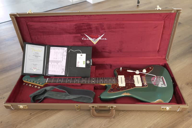 Fender Custom Shop ’62 Jazzmaster RW Relic – Aged Sherwood Green Metallic 2024
