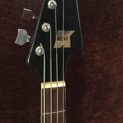 Kent Basin Street Bass Guitar 1965 - Full Scale - Soft Case image 11