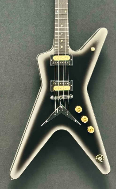 Dean - USA - ML - Patents Pending - Reverse Silverburst - DiMarzio Super Distortion Zebra Pickups - Silver Hardware - OHSC - Call for Best Price !!! image 1
