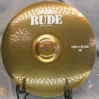 Paiste 18" RUDE Thin Crash Cymbal