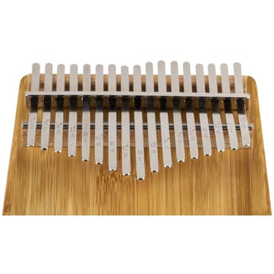 Luna Bamboo 17 Key Kalimba Key of B LPK BAM 17B with case image 5