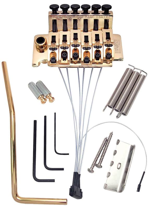 Graph Tech PN-0080-G0 Ghost LB63 Floyd Rose-Style Locking Bridge image 1