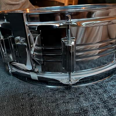 Rare Vintage 70s Shiro 14x5” Steel Snare Drum – 8 Lugs MIJ (Excellent Condition) image 2