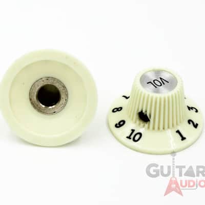 Genuine Fender '65 American Vintage Jazzmaster Hat Knobs Pair Set - 099-2086-000 image 8
