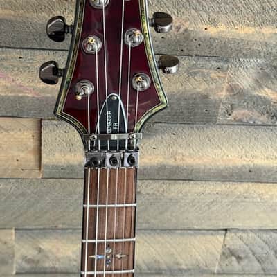 Schecter Hellraiser C-1 FR 2008 originally owned by Lance Dowdle of From Ashes ToNew (FATN) & Emphatic - 2008, Black Cherry image 10