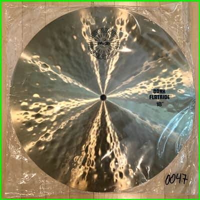 Paiste Vault Release 0047: Sound Creation 18" Dark Flatride Flat Ride from 1985 IMMACULATE COLLECTOR GRADE NOS Mint Formula 602 alloy gem! image 4
