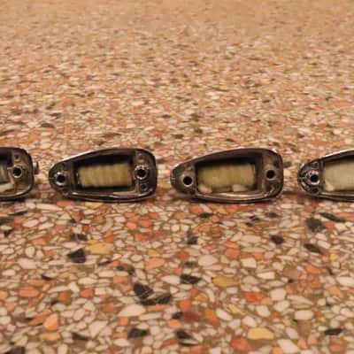 Slingerland Chrome Sound King Small Drum Lugs 4pk Vintage 1970's 1.5" image 5