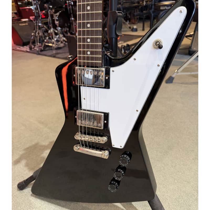 Epiphone Explorer Electric Guitar - Ebony Black (Pre-Owned) image 1