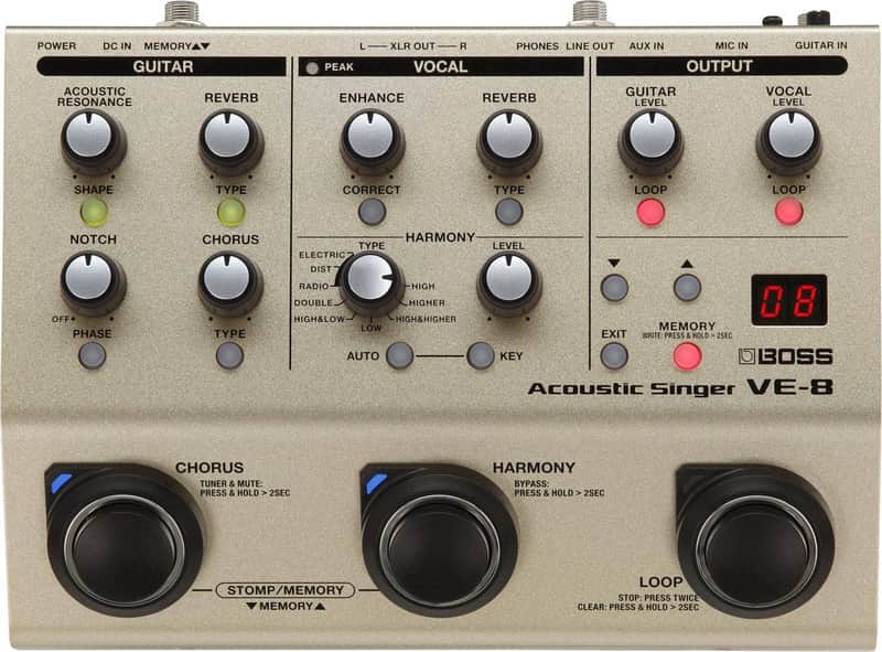 Boss VE-8 Acoustic Singer (New) image 1