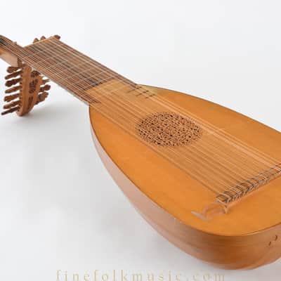 1969 13-COURSE RAYMOND PASSAURO ZUCCARO BAROQUE LUTE image 10