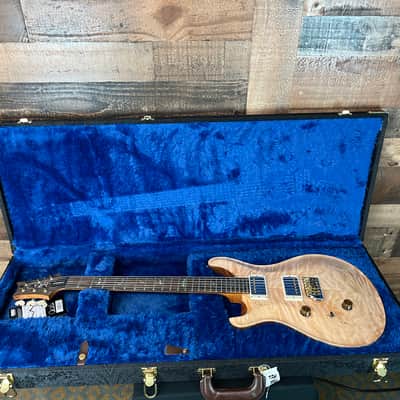 PRS Wood Library Custom 24 Left Handed Quilted Maple 10-Top Natural Finish Ziricote Fingerboard Paisley PRS Hardcase 598 image 17