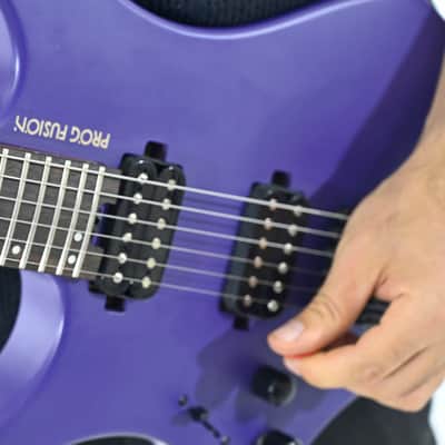 Prog Fusion Guitars PF1 2026 - Satin Purple - Left handed image 4