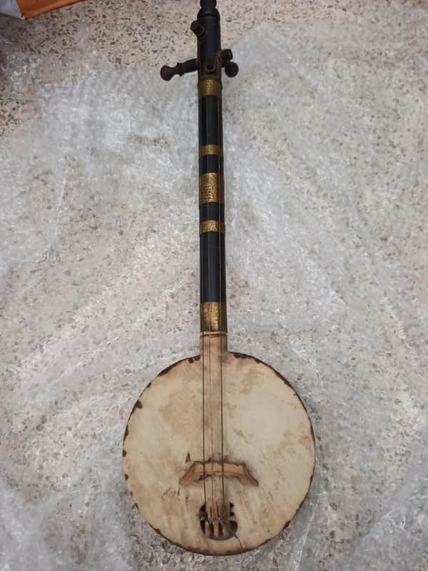 Handmade Loutar / Guembri Unknown - Natural / Dark Brown image 1