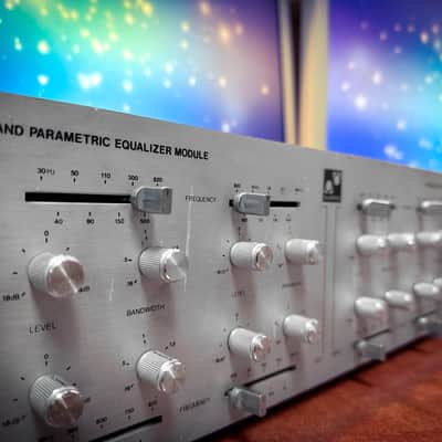 Superex  GEM-7 💥RARE💥 Vintage Stereo Parametric Frequency Equalizer image 2
