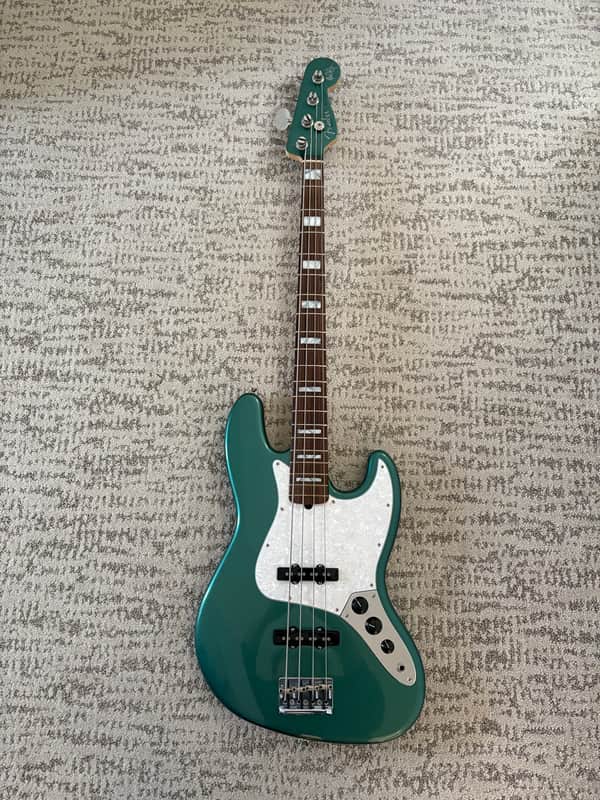 Fender Adam Clayton Artist Series Signature Jazz Bass 2019 Sherwood Green Metallic image 1