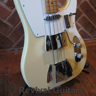 1970's Vintage Made in Japan Angelica Deluxe Tele Bass, all original with Case image 15