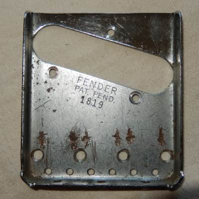 1951 Fender Telecaster Bridge Plate - Broadcaster Esquire 1950 1952 1953 image 7