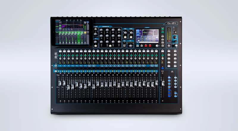 Allen & Heath QU-24C Chrome Edition 24-Channel Digital Mixer 2010s - Black image 1