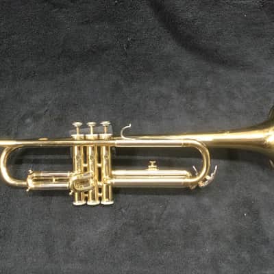 York Artist model trumpet 1955-56 - Brass Lacquer image 3