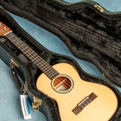 USED Kala KA-FMT Solid Spruce Spalted Maple Tenor Ukulele w/HSC image 5