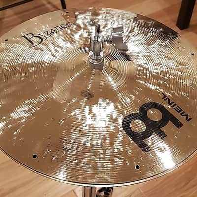 Meinl B14FH 14" Byzance Brilliant Fast Hi-Hat Pair Cymbals w/ Video Link image 3